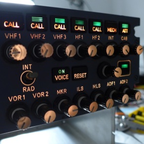 Audio Control Panel (ACP) and Brake Pressure Indicator